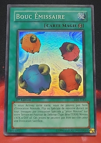 Yugioh bouc emissaire 1st - yugioh,