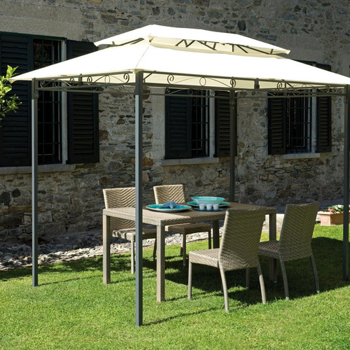 Gazebo fer 3x2 pour jardin - fer,