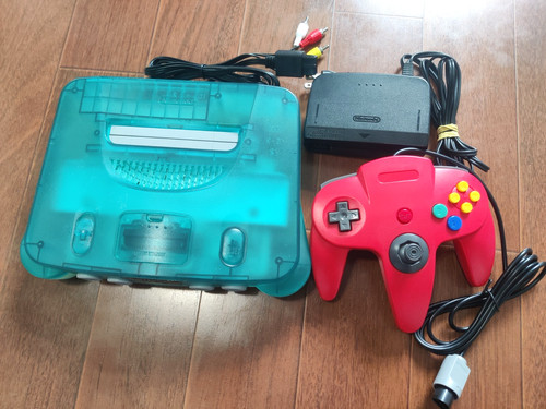Nintendo clear blue - 64,