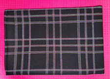 Tissu ancien tartan écossais laine mélangée larg 160 cm x H 160  cm D038