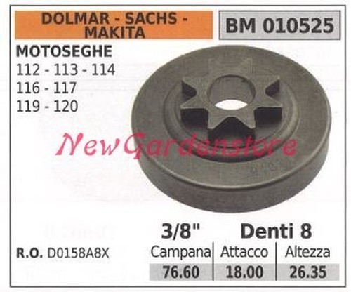 Pignon dolmar moteur - pignon,