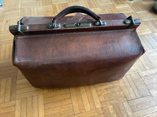 Mallette médecin vintage - mallette,