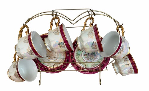 Vtg set demi - tasse, cups