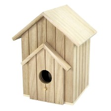 Nichoir pour oiseau - Bois - A décorer - 12x19,5x12cm - Pour le jardin