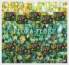 belgium 2024 belgique art BRECHT EVENS Flora flowers flore fiori ms10v mnh