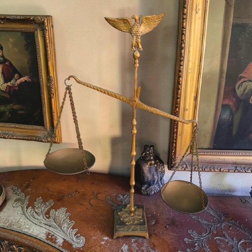 Ancienne balance laiton - ancienne,