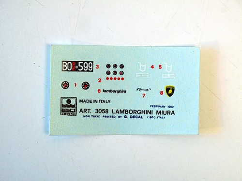 Esci 3058 lamborghini - 3058, miura