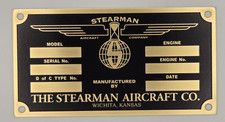 Plaque De Données Stearman En