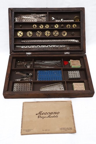 Antique meccano construction - meccano,