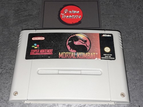 Jeu super nintendo mortal - nintendo,