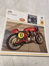 Jawa 500 Z-15 grand prix 1955 carte moto de collection Atlas Tchécoslovaquie
