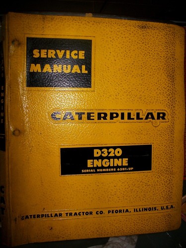 Caterpillar d320 engine 1963 - d320,