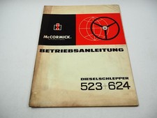 IHC Mc Cormick 523 624 Tractor Operating Instructions Manual 1966