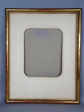 Cadre ancien perlé feuillure