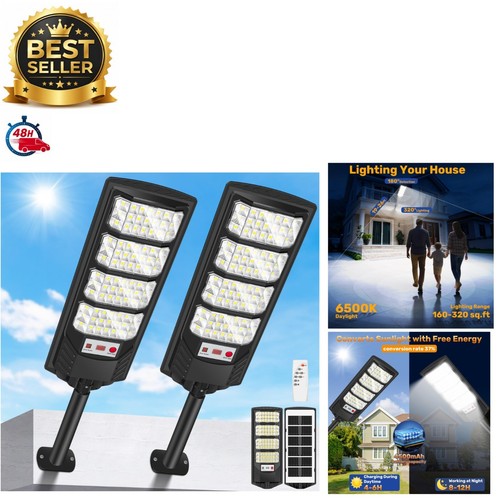 Lampadaire solaire extérieur - lampadaire,