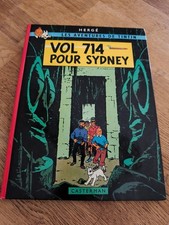 Bande Dessinée - Tintin : Vol 714 pour Sydney - Casterman - Copyright 1968