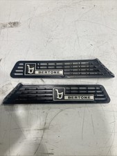 1977 Fiat X19 Bertone X1/9 Left & Right  Rear Quarter Vent Duct Bertone