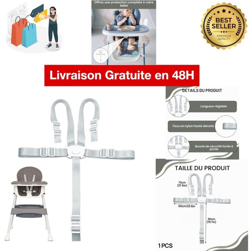 Harnais chaise haute - harnais,