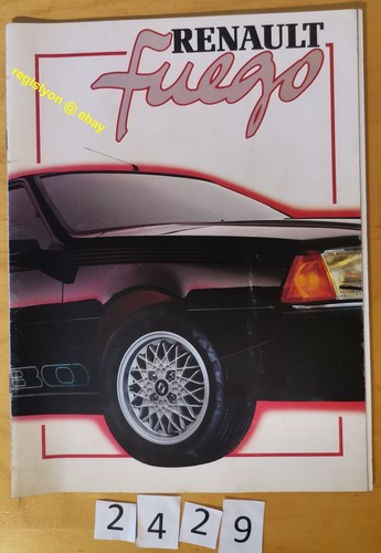 Renault fuego gtl gts - tl,, gtl,
