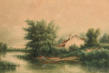 Maison au bord de la rivière