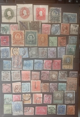 Lot timbres anciens avant - , 1900