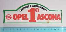 VINTAGE STICKER STICKER CAR TUNING RALLY OPEL ASCONA 1ST RACING