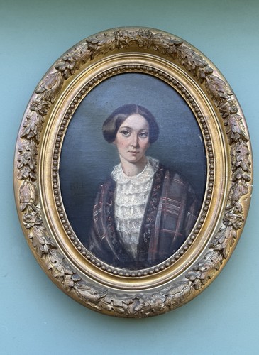 Tableau ancien signé portrait - ancien,