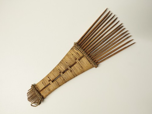 Ancien peigne bambou tribal - peigne,