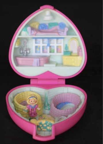 Vintage polly pocket - pocket, bluebird