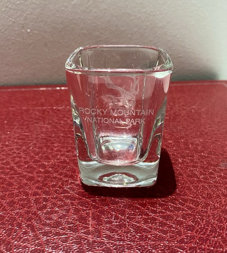 Verre shot carré - verre, à