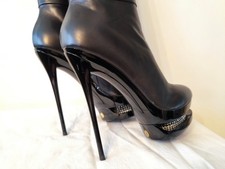 Bottes noir sexy talons - bottes,