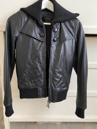Blouson cuir agneau - , calvin