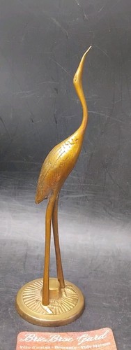 Sculpture heron bronze 1950 - bronze,