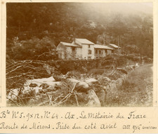 France, Ax, La Métairie du Frare sur la route de Mérens, ca.1900, vintage citrate