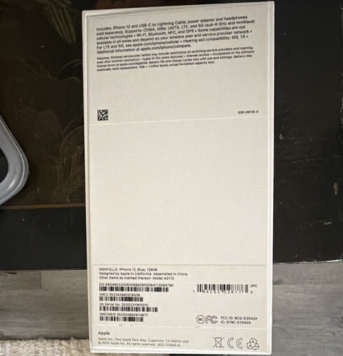 Apple iphone 128gb blue - apple,