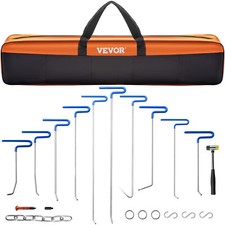 VEVOR Kit de Débosselage sans Peinture Tiges de Débosselage 20PCS Carrosserie