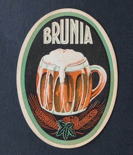 Antique art deco - brunia, beer