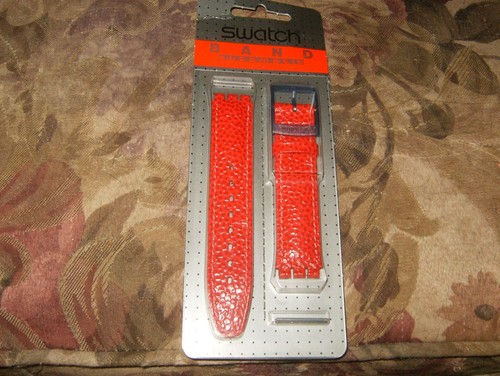 Swatch oem red leather - oem,