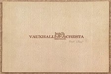 VAUXHALL CRESTA LF Car Sales Brochure OCT 1965 #V1658/10/65