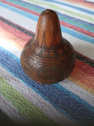 Antique carved gourd nice - antique,
