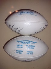 1996 The Bocker Group Signed Footballs Bears/Packers Giveway Very Rare 