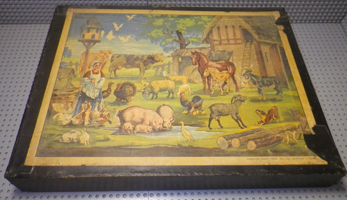 Puzzle anciens bois zoo - en,