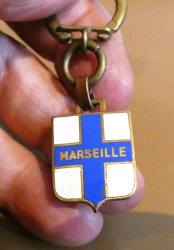 Ancien porte clé métal