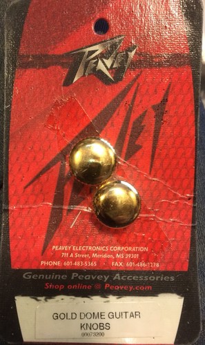 Peavey gold dome knobs guitar - peavey,