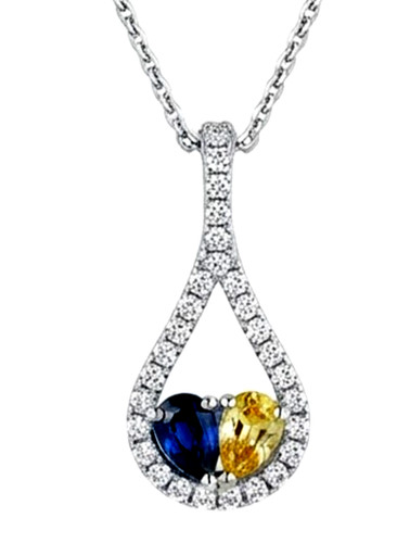 Pendentif diamant naturel - en,