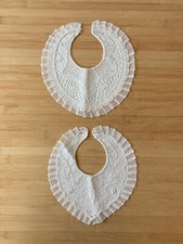 Linge Ancien - 2 cols bavoirs