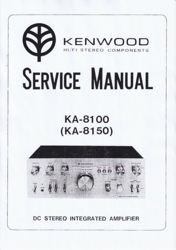 Service manuel instructions - manuel, d'instructions