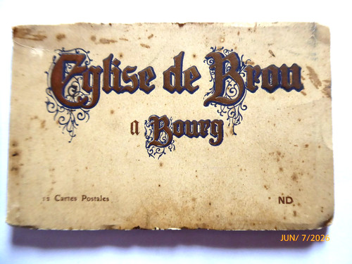 Carnet cartes postales - carnet,