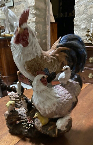 Groupe coq poule - de, et