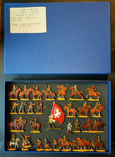 Plats étain zinnfiguren - plats, d'étain